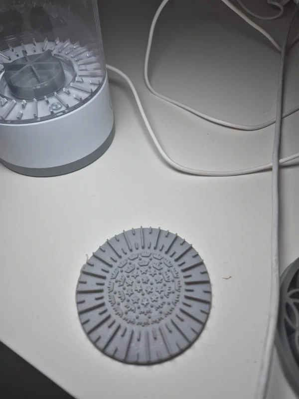 Limpiador de pinceles eléctrico y kit de pinceles lila usado 1 vez – photo 7